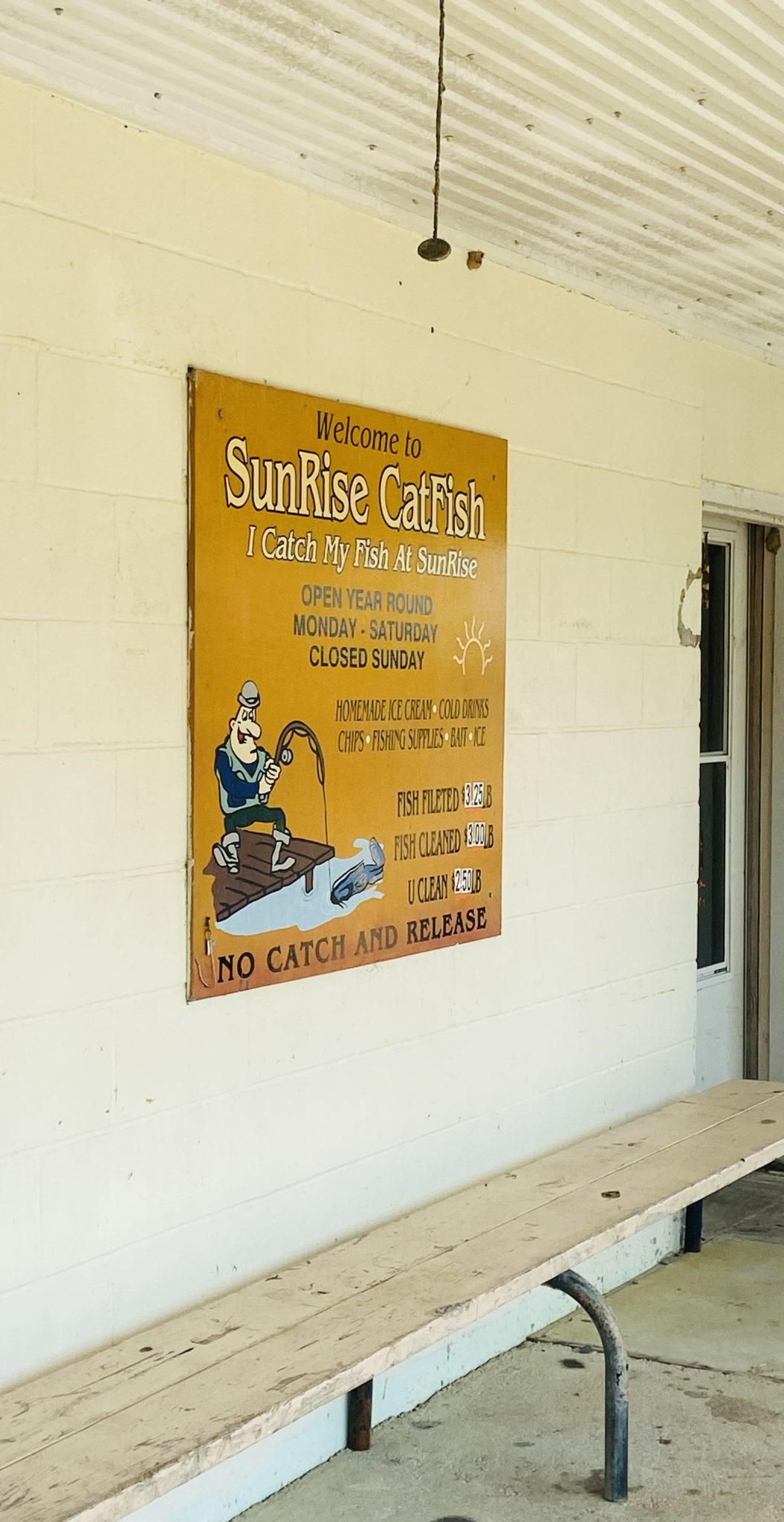 Gone Fishin’ at Sunrise Catfish Farm in DeRidder, Louisiana