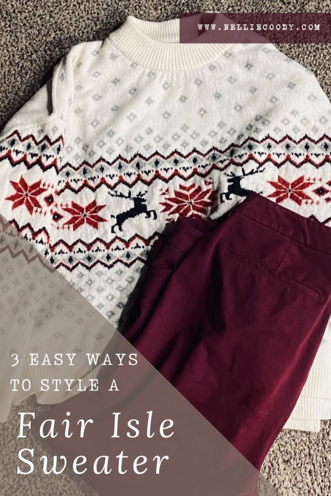 3 Easy Ways to Style a Fair Isle Sweater for Winter